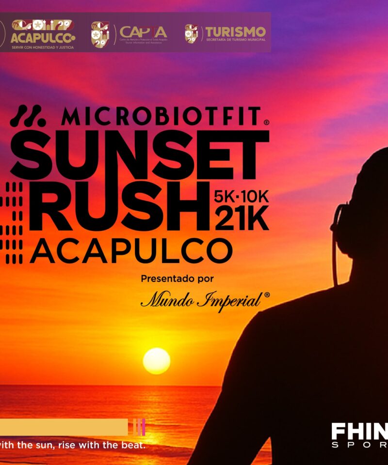 MICROBIOT FIT SUNSET RUSH ACAPULCO 5K, 10K Y 21K 2026